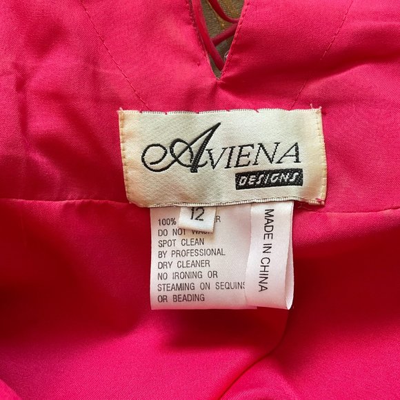 Gorgeous Pink Tiered Ball Gown Grad Prom Dress Size 4-6 - Picture 5 of 7